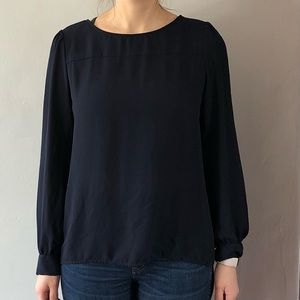 J Crew blouse with keyhole back